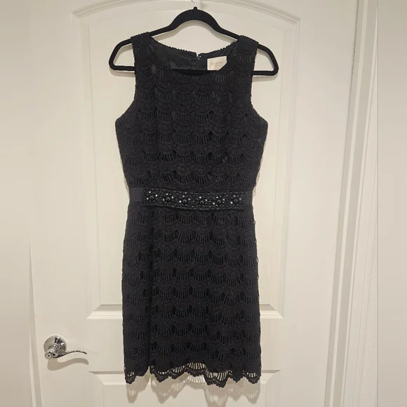 kate spade crochet dress Pink Kate Spade Inspired Dress ELOQUII X Kate Spade New York Sequin And Feather Mini Dress Dia Co